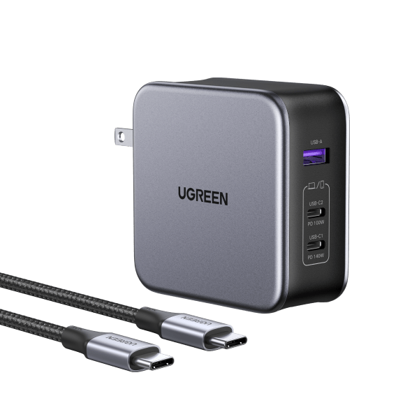 Ugreen 140W USB C GaN Charger 3 Ports